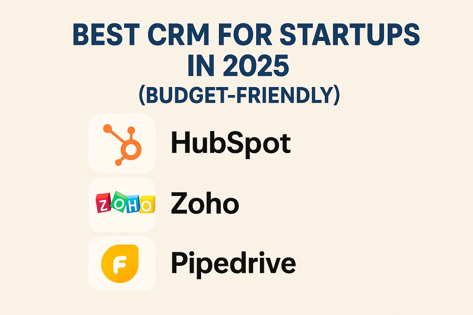 Best CRM for Startups in 2025 (Budget Friendly) Hero Image