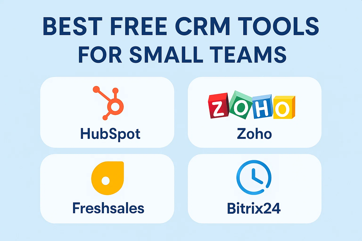 Best Free CRM Tools for Small Teams in 2025 Hero Image